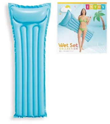 Produktbild von Intex Strandmatte Schwimmmatte Blau 183x69 cm