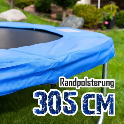 Produktbild von Trampolin-King Randabdeckung für 305cm Trampolin Blau MS-12576