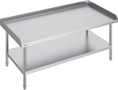 Zdjęcie produktu dla Stół roboczy blat gastronomiczny nierdzewny – 76,2 x 152,4 cm