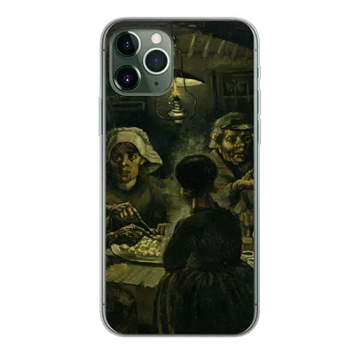 Produktbild von MuchoWow® Handyhülle Schutzhülle Hülle für iPhone 11 Pro Die Kartoffelesser - Vincent van Gogh Silikon Softcase Handy Hülle - Handy