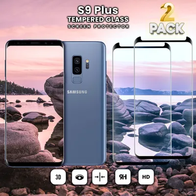 Obrázek produktu pro 2 balení Samsung Galaxy S9 PLUS - Tvrzené sklo 9H - Vysoce kvalitní 3D ochrana displeje