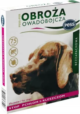 Obrázek produktu pro Pess 75cm obojek proti blechám a klíšťatům pro velké psy