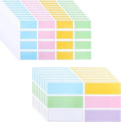 Produktbild von Namensaufkleber Namensschilder Selbstklebend für Kleidung Klebeetiketten Zum Beschriften Aufkleber Zum Beschriftungsetiketten Gefrieretiketten Namensetiketten für Schule Namen Aufkleber Name Stickers