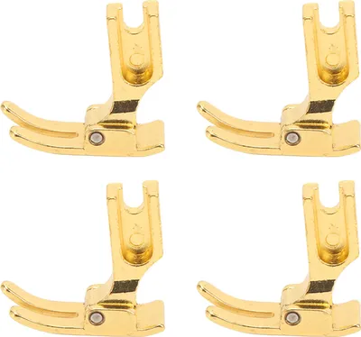 Produktbild von 4PCS Priemyselný šijací stroj Pressker Fußmilze Edelstahl Anti -Rost -Gold -Flach für den Haushalt