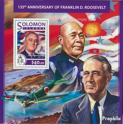 Produktbild von Briefmarken Salomoninseln 2017 Mi Block 649 (kompl. Ausg.) postfrisch Franklin D. Roosevelt