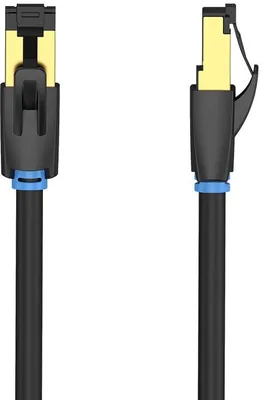 Produktbild von Vention IKABD, 0,5 m, Cat8, S/FTP (S-STP), RJ-45, RJ-45, Schwarz