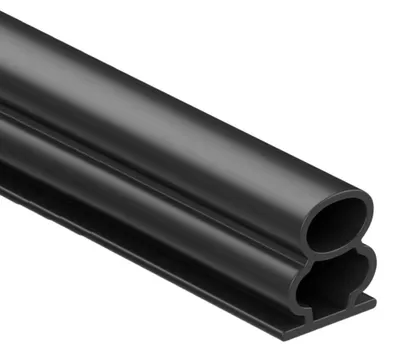 Productafbeelding van INF I-profil EPDM zelfklevende afdichting, 100 cm, deurafdichting voor geluid en water, 2 stuks, zwart
