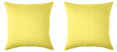 Produktbild von IKEA SANELA Kissenbezug Hellgelb Baumwolle 50x50 cm