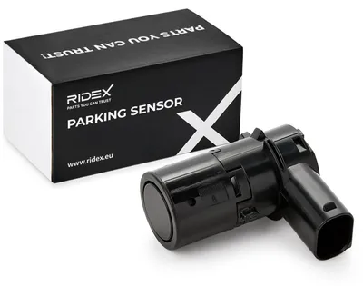 Produktbild von RIDEX 2412P0063 Einparkhilfe Parksensor Gewinkelt Schwarz für FIAT Ducato Kastenwagen (250, 290) für RENAULT Clio III Schrägheck (BR0/1, CR0/1)