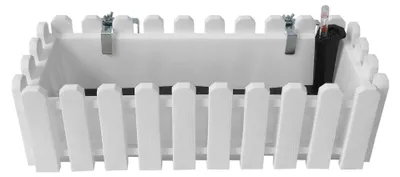 Produktbild von Blumenkasten mit Wasserspeicher Nessa 50 cm Weiß