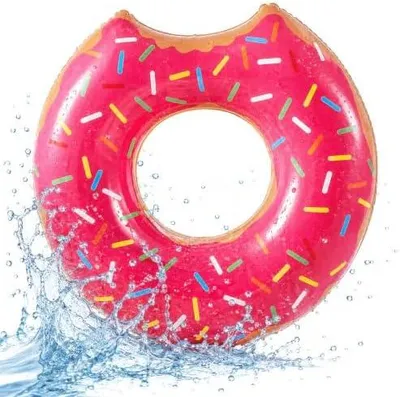 Produktbild von Aufblasbarer Schwimmring - Luftmatratze, Schwimmreifen Pool & Wasser, für Erwachsene & Kinder (Farbauswahl)
