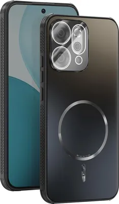 Produktbild von Abeel, MagSafe Hülle Oppo Reno 14 mit Ständer & Kameraschutz, Schwarz