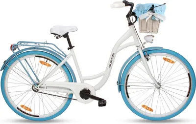 Produktbild von Goetze Style 28 Zoll Damen Citybike, 1-Gang Rücktrittbremse, Tiefeinstieg, Komfortfahrrad mit Korb
