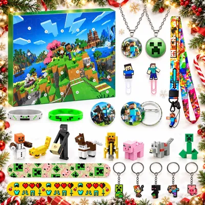 Obrázok produktu pre Adventný Kalendár 2026 24 Kreslených Prekvapení Darček C darčeky adventný kalendár C
