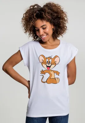Image de Tee-shirt Tom & Jerry Mouse blanc - XS