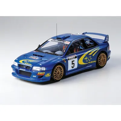 Produktbild von Modellbausatz 1:24 Subaru Impreza WRC 99, detailliertes Rallyeauto