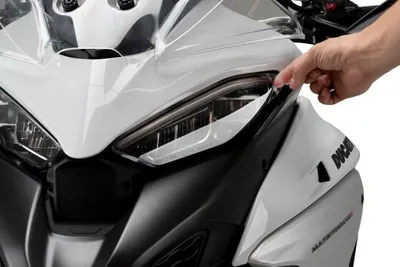 Zdjęcie produktu dla PUIG 20761W Osłona reflektora Pasuje do DUCATI MULTISTRADA V4 Przezroczysty