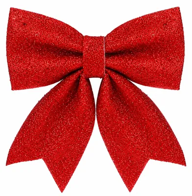 Obrázok produktu pre Červená mašľa s glitrami 23 x 29 cm