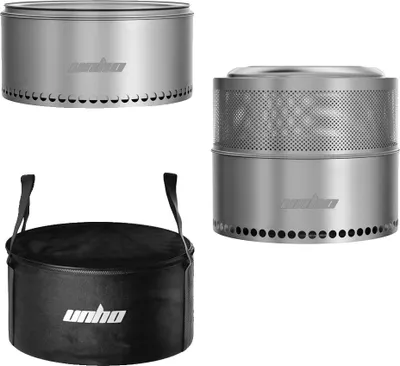 Produktbild von Rauchfreier Feuergrube, Tragbares Design, Langlebiges Edelstahl, Silber