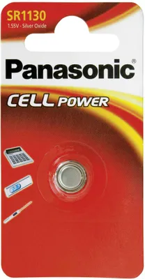 Produktbild von Panasonic SR54 EL/SR1130 EL 1BL Einwegbatterie Siler-Oxid (S)