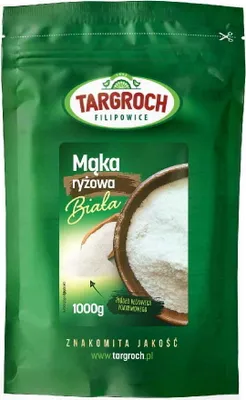 Produktbild von Targroch Reis Mehl 1 kg - Glutenfrei & Vielseitig