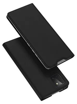 Obrázek produktu pro Dux Ducis pouzdro typu kniha pro iPhone 12 Mini pouzdro na mobilní telefon peněženkové pouzdro s funkcí stojánku, slot na karty černé