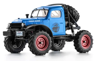 Immagine prodotto di Modello in scala 1/24 di un fuoristrada RC, tipo Power Wagon, colore blu