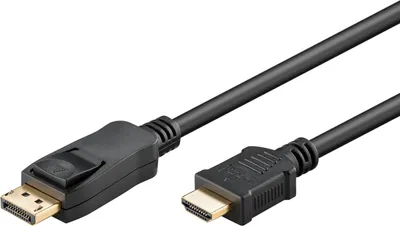 Image de Goobay 64835 Câble DisplayPort™ vers HDMI™, 1 m, noir - 4K/30Hz
