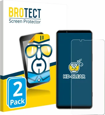 Produktbild von 2x Für Sony Xperia 1 VII Schutzfolie BROTECT Displayschutz Display Schutz Folie Klar Transparent