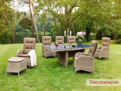 Produktbild von LC Garden »Turin« Dining Hocker Fußbank natur