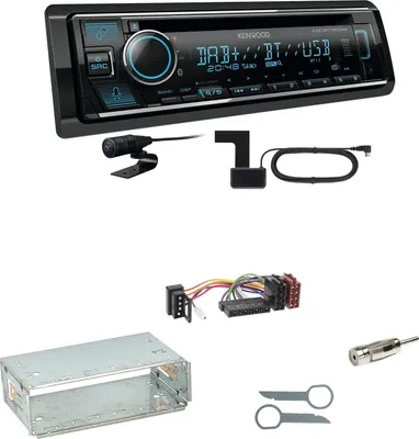 Produktbild von Kenwood KDC-BT760DAB Bluetooth Digitalradio Einbauset für Mercedes E-Klasse W124