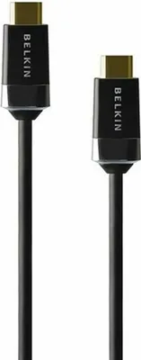 Produktbild von Belkin High Speed HDMI 2m, 2 m, HDMI Typ A (Standard), HDMI Typ A (Standard), Schwarz