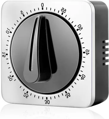 Produktbild von Keukenwecker mit Magnet - Mechanischer Timer bis 60 Minuten für Kochen und Braten
