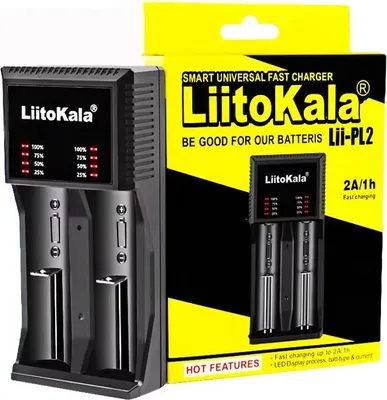 Produktbild von LiitoKala Lii-PL2 Universal-Ladegerät für AAA 18650-Akkus