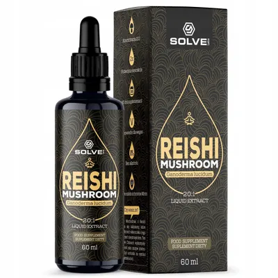 Produktbild von SolveLabs Ganoderma lucidum (Reishi) Tropfen 60 ml
