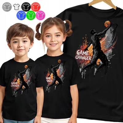 Image de T-shirt enfant - Basketball - Game Changer pour garçon - L