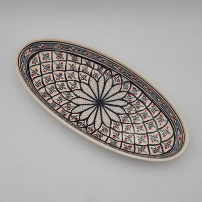 Immagine prodotto di Piatto ovale Bakir gris - L 40 cm