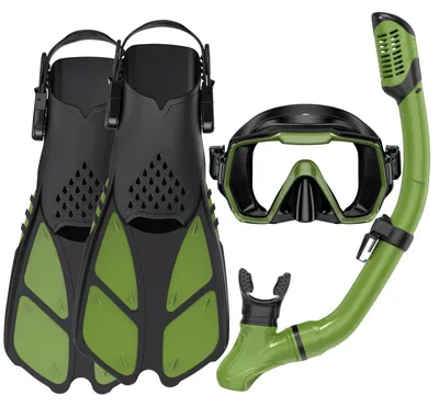 Immagine prodotto di Set di pinne da snorkeling con maschera e snorkel