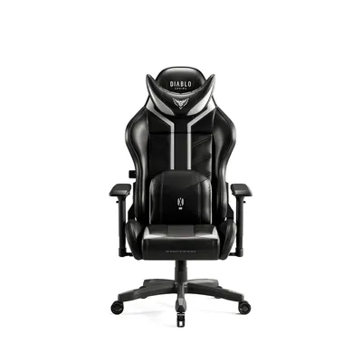 Obrázok produktu pre Diablo X-Ray Herná stolička Kancelárska stolička Detská stolička k písaciemu stolu Stolová stolička Podrúčky Ergonomické Farba: čierno-biela, veľkosť Small