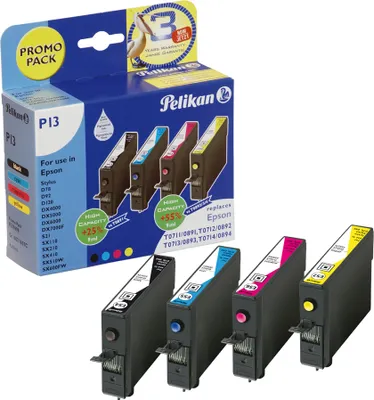Produktbild von Pelikan wiederbefüllte Multi Pack Tinte 4109613 ersetzt EPSON T1816