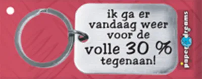 Zdjęcie produktu dla sleutelhanger 30%