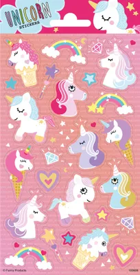 Image de Feuille d'autocollants Totum Licorne