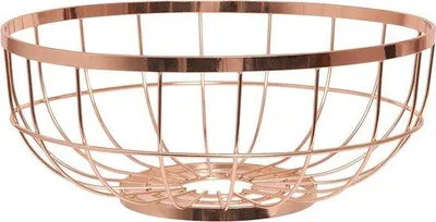 Image de Panier de décoration élégant - multifonctionnel - de couleur cuivre - décoratif