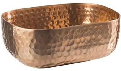 Alu-Schale gehämmert Kupfer 0,7 l 15,5x12 cm