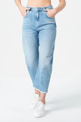 Produktbild von M.O.D Miracle of Denim Carrie Barrel Fit Jeans Damen Dancer Blue