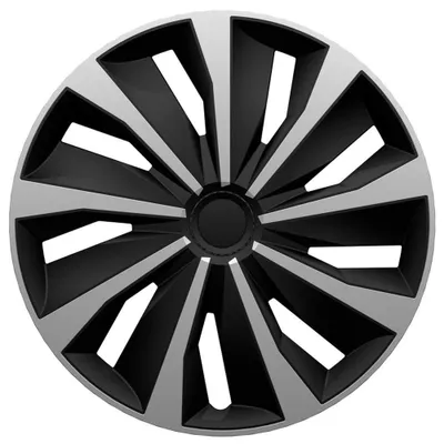 Produktbild von AutoStyle 4er Set Radzierblenden Grip 16-Zoll Silber/Schwarz