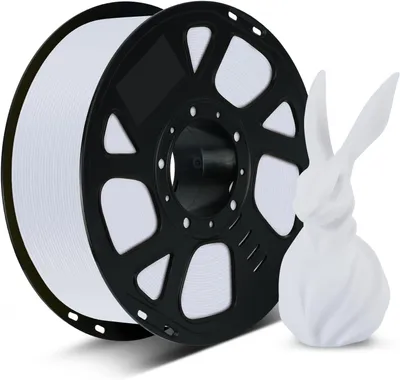 Immagine prodotto di Filamento PLA Kingroon, 1,75 mm, 1 kg, per stampanti 3D | Materiale FDM | Precisione, bianco