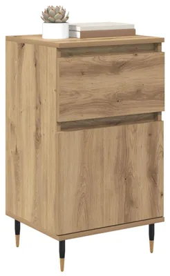 Zdjęcie produktu dla vidaXL Kredens dębowy Artisan 40 x 35 x 70 cm drewno kompozytowe i żelazo