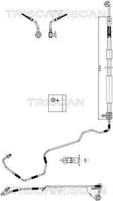 Produktbild von TRISCAN 8516 43009 Servoleitung für HYUNDAI SANTA FÉ I (SM) von Hydraulikpumpe nach Lenkgetriebe