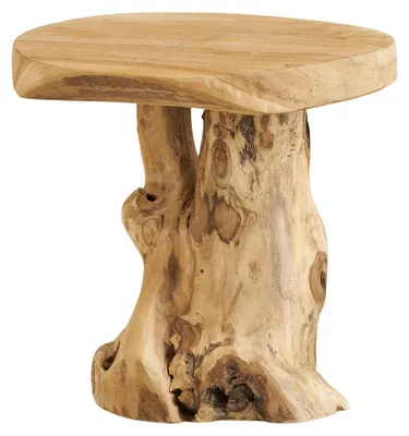 Obrázok produktu pre Palena – Prírodný teakový odkladací stolík ø40x45 cm